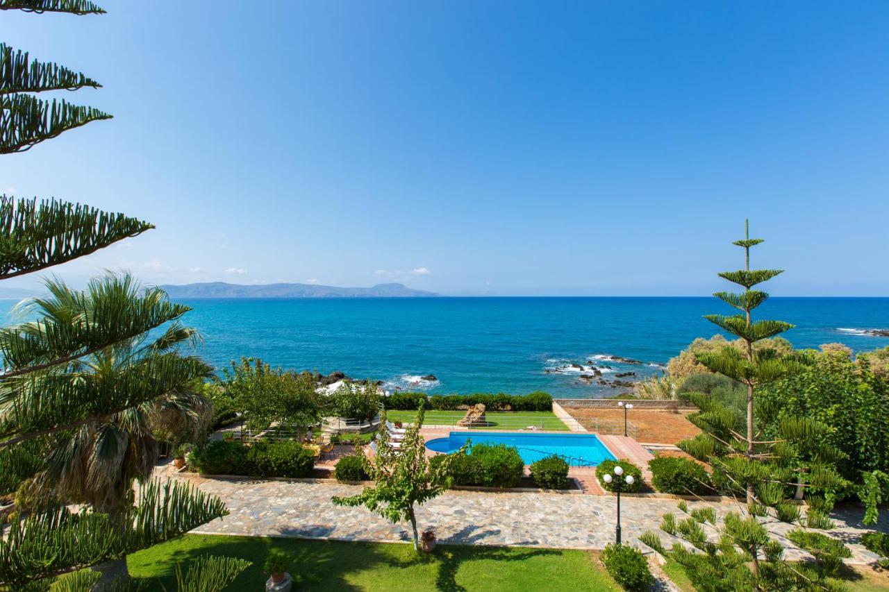 Beachfront Family Villa Katerina With Private Pool, Playground, Bbq & Amazing Sea Views! Petres  Екстериор снимка